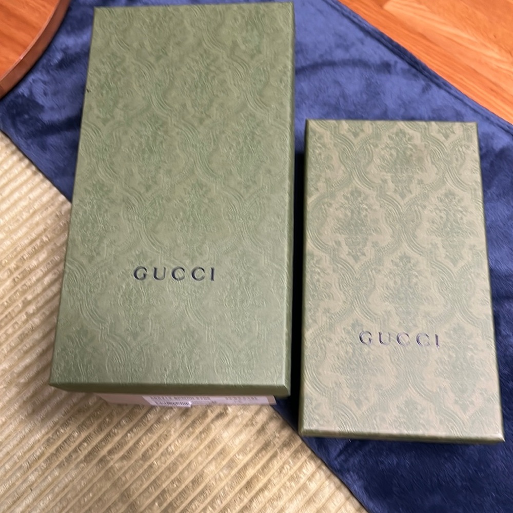 GUCCI Set of 2 Empty Shoe & Scarf  Boxes